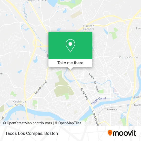 Tacos Los Compas map