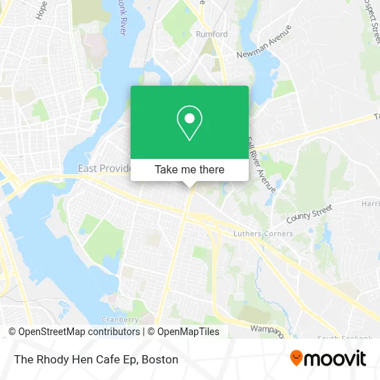 The Rhody Hen Cafe Ep map