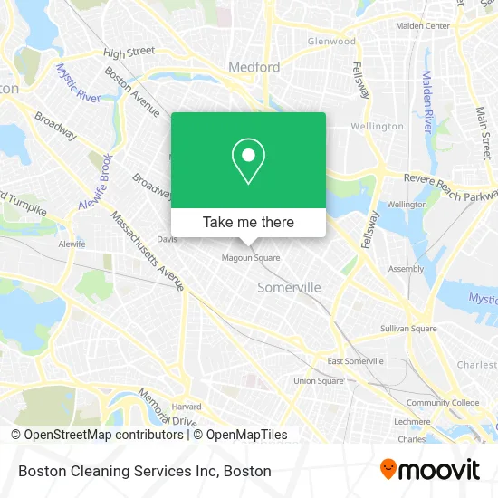Boston Cleaning Services Inc map