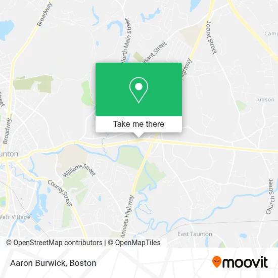 Aaron Burwick map