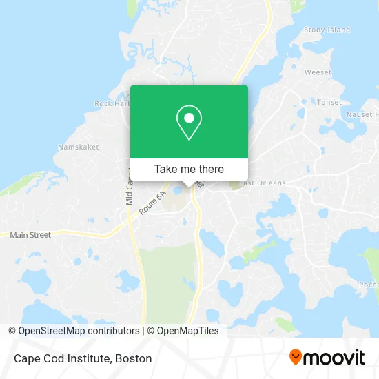 Cape Cod Institute map