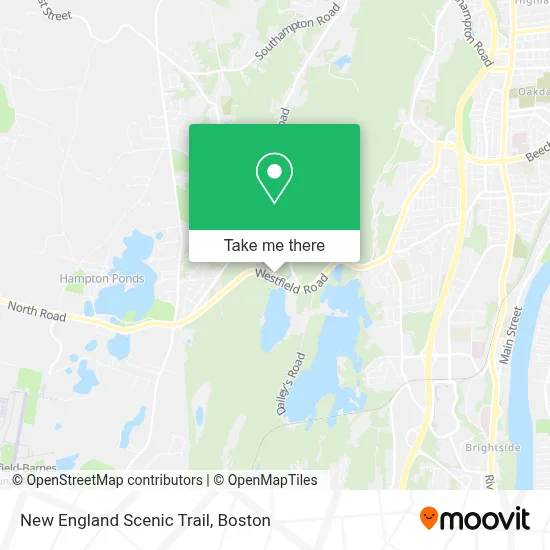 New England Scenic Trail map