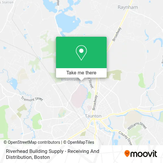 Riverhead Building Supply - Receiving And Distribution map