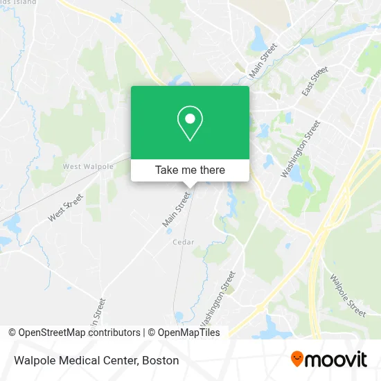 Walpole Medical Center map