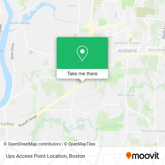 Ups Access Point Location map