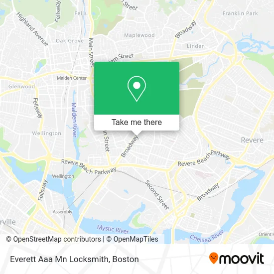 Everett Aaa Mn Locksmith map