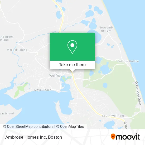 Ambrose Homes Inc map