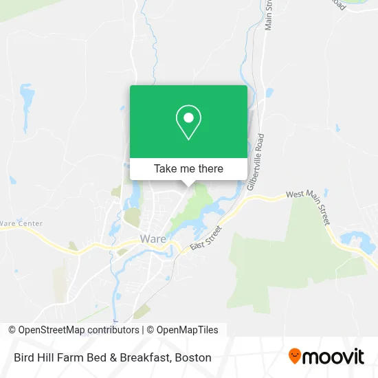 Bird Hill Farm Bed & Breakfast map