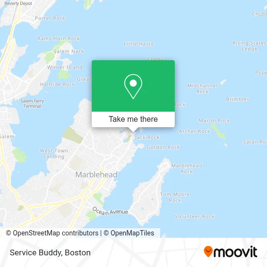 Service Buddy map