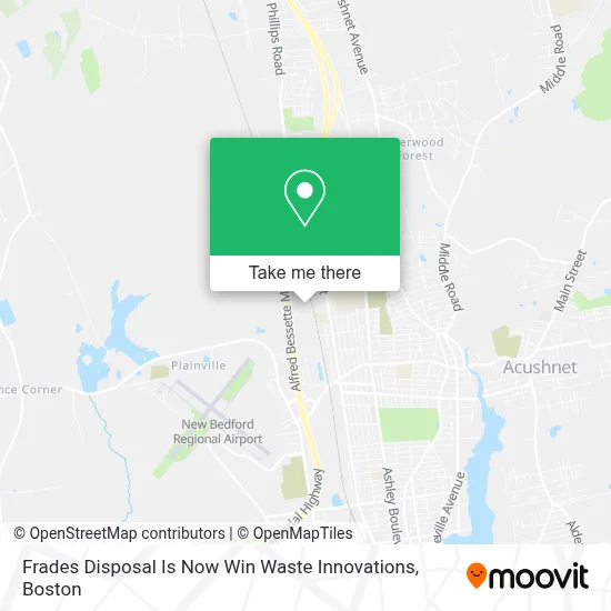 Frades Disposal Is Now Win Waste Innovations map