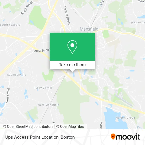 Ups Access Point Location map