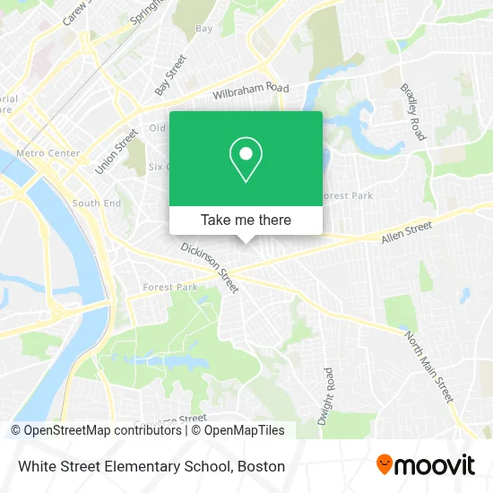 White Street Elementary School map