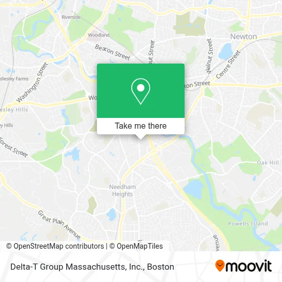 Delta-T Group Massachusetts, Inc. map
