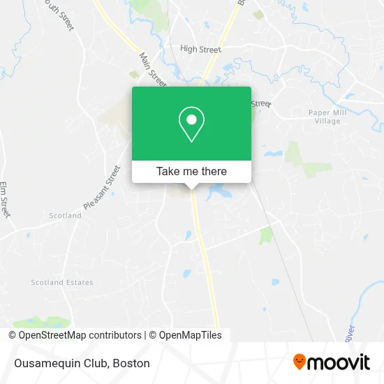 Ousamequin Club map