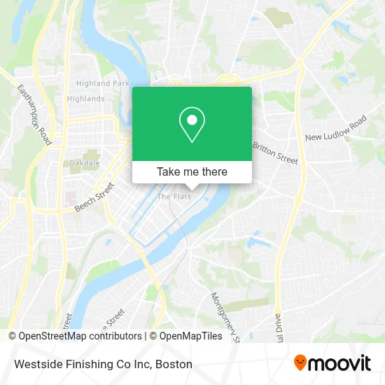 Westside Finishing Co Inc map