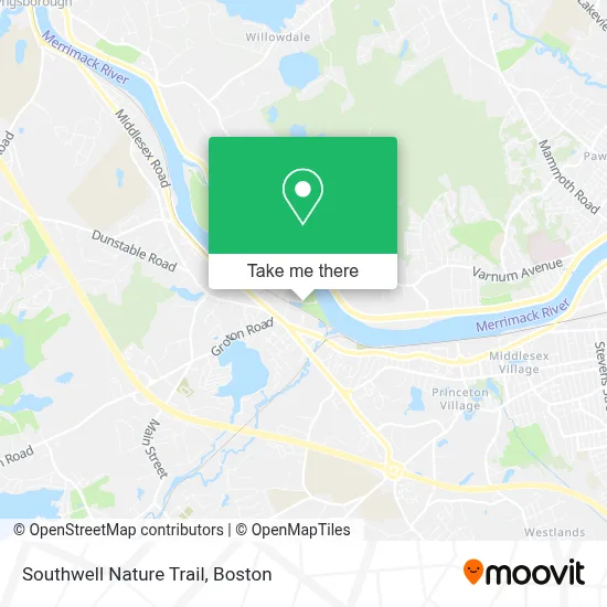Southwell Nature Trail map