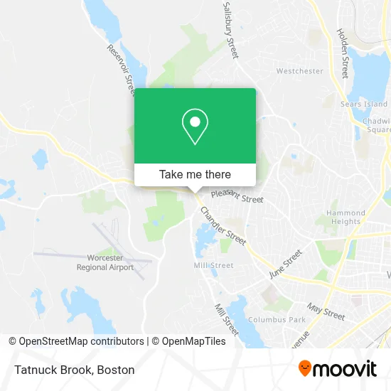 Tatnuck Brook map