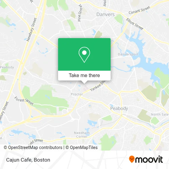 Cajun Cafe map