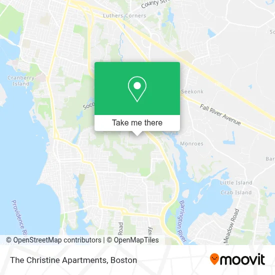 The Christine Apartments map