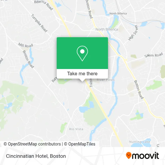 Cincinnatian Hotel map