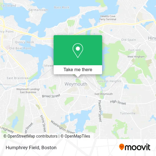Humphrey Field map