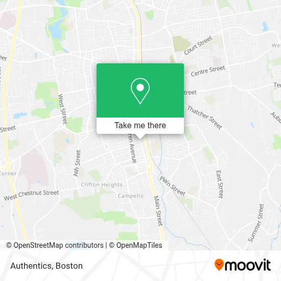Authentics map