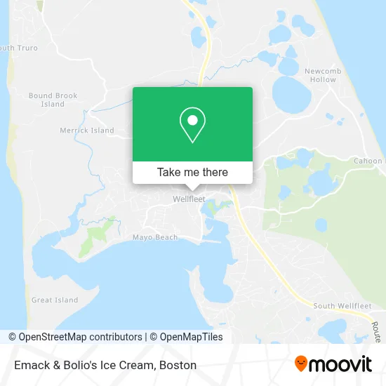 Emack & Bolio's Ice Cream map