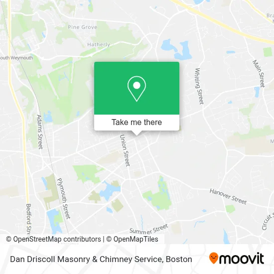 Dan Driscoll Masonry & Chimney Service map