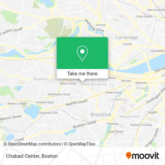 Chabad Center map