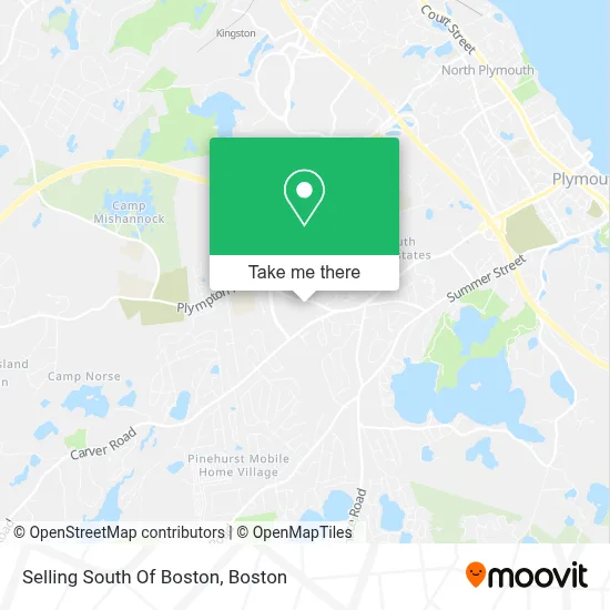 Selling South Of Boston map