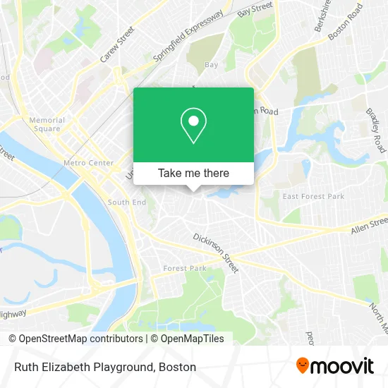 Ruth Elizabeth Playground map