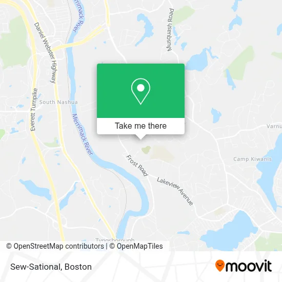 Sew-Sational map
