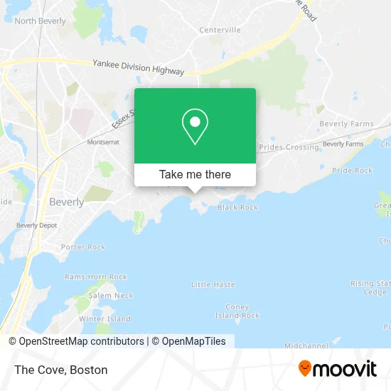 The Cove map