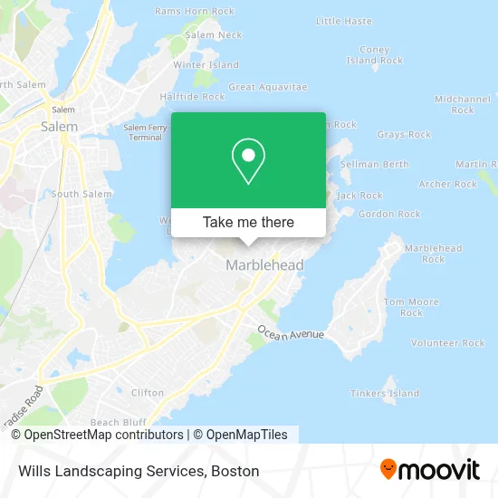 Wills Landscaping Services map