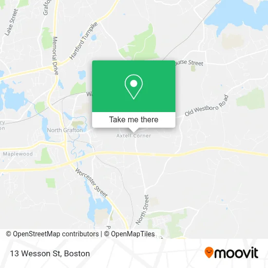13 Wesson St map