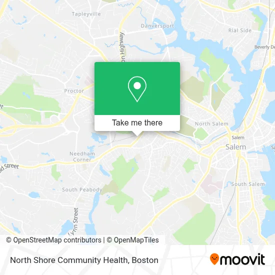 North Shore Community Health map