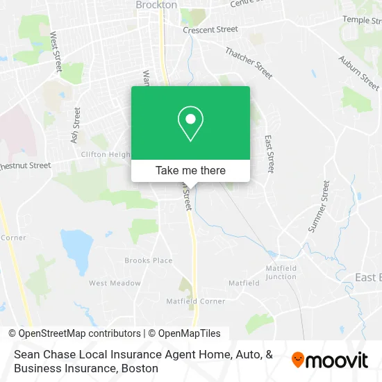 Sean Chase Local Insurance Agent Home, Auto, & Business Insurance map
