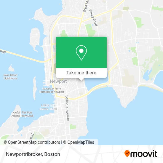 Newportribroker map