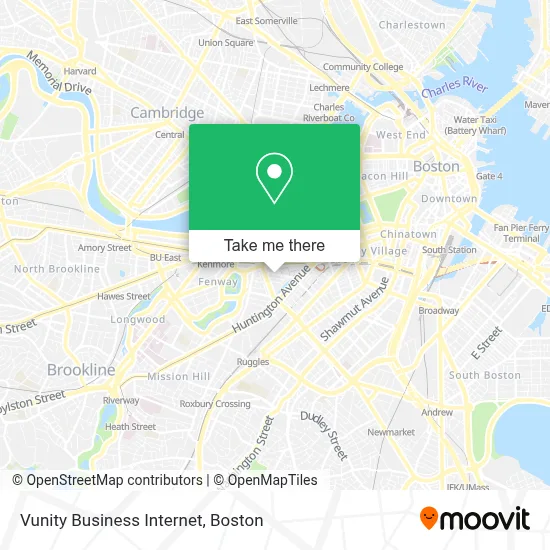 Vunity Business Internet map
