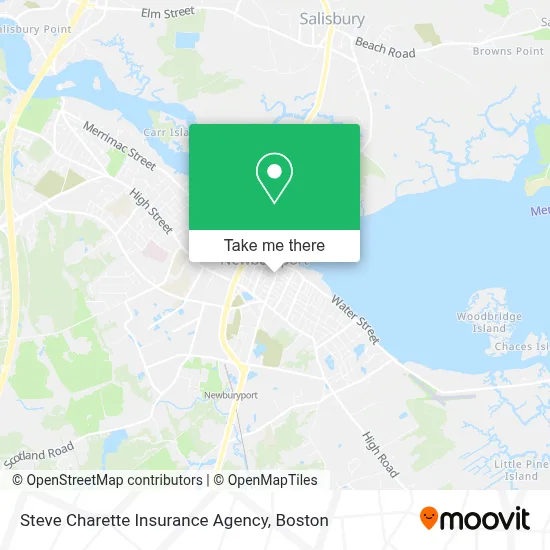 Steve Charette Insurance Agency map