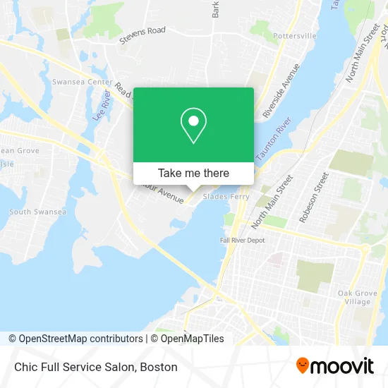 Chic Full Service Salon map