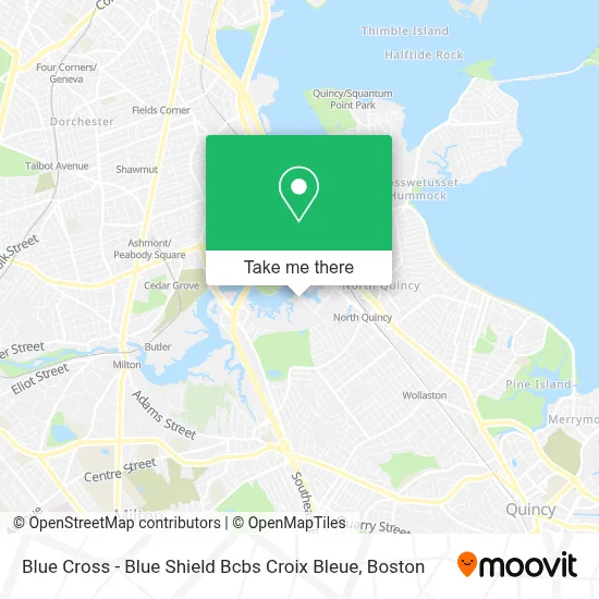 Blue Cross - Blue Shield Bcbs Croix Bleue map