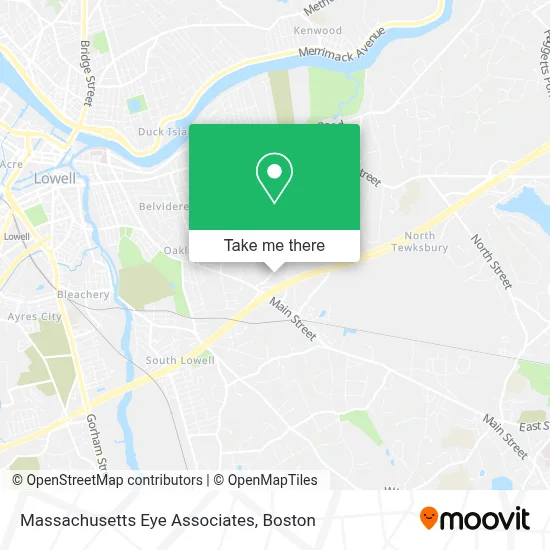 Massachusetts Eye Associates map
