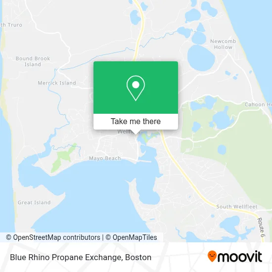 Blue Rhino Propane Exchange map