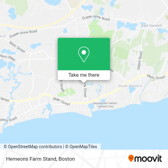Hemeons Farm Stand map
