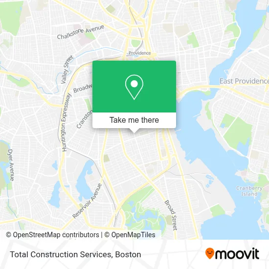 Total Construction Services map