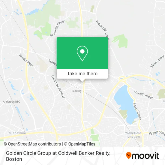 Golden Circle Group at Coldwell Banker Realty map
