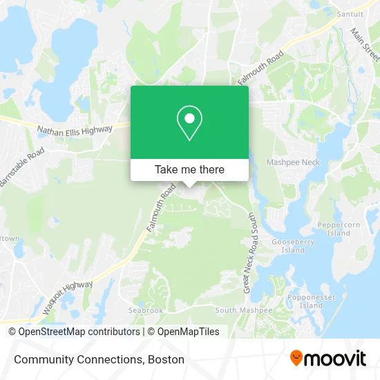 Community Connections map