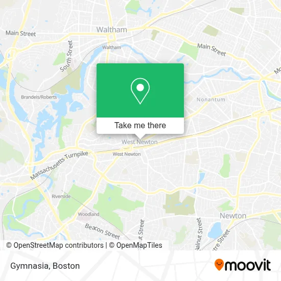 Gymnasia map
