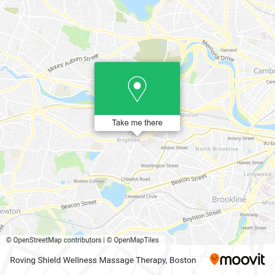 Roving Shield Wellness Massage Therapy map